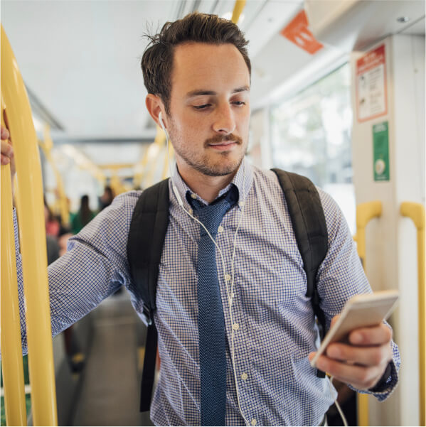 Man holding a phone